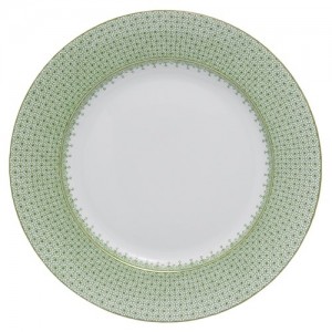 Apple Green Lace Dinner Plate