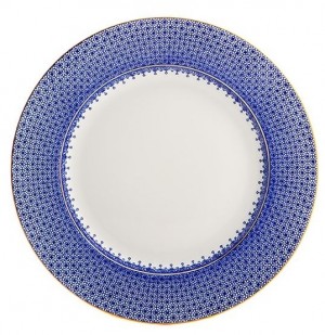 Cobalt Blue Lace Dinner Plate