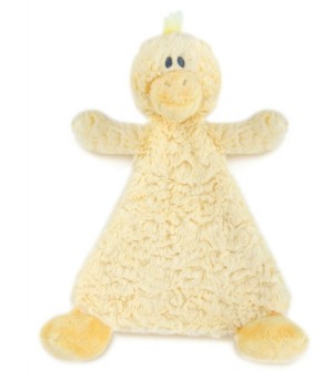 Daddles Duck Rattle Blankie