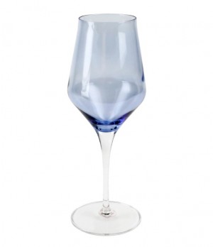 Contessa Blue Water Glass Set/4