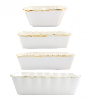 Italian Bakers White Four-Piece Set