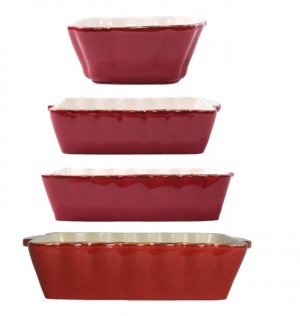Italian Bakers Red Four-Piece Set