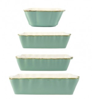 Italian Bakers Aqua Four-Piece Set