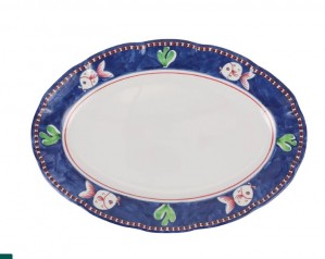 Campagna Pesce Melamine Oval Platter