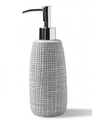 Raffia Gray Lotion Dispenser