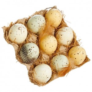 Crate of 9 Speckled Eggs 