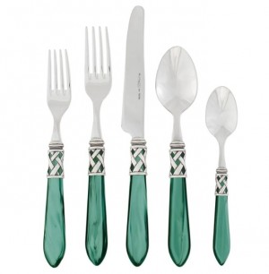 Aladdin Green Antique Five Piece Place Setting