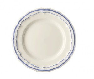Filet Blue Canape Plate