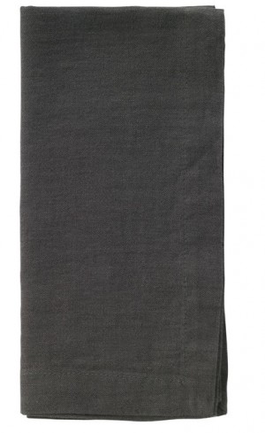 Amalfi Charcoal Napkin Set/4