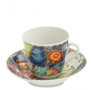 Tobacco Leaf Cup and Saucer
