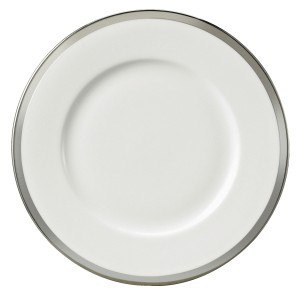 Diana Black Salad Plate