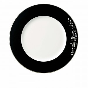 Diana Black Dinner Plate