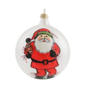 Old St. Nick Football Ornament