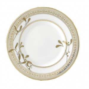 Golden Leaves Bread and Butter Plate