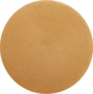 Round Placemat in Gold Set/4