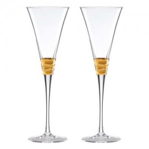 Truro Gold Toasting Flute Set/2