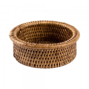 Rattan Wine Bottle Coaster