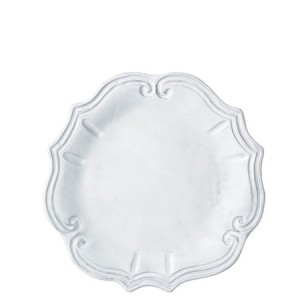 Incanto White Baroque Salad Plate