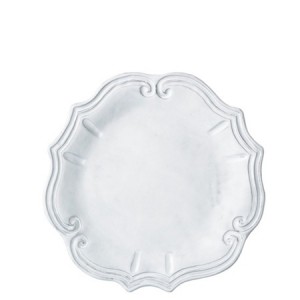 Incanto White Baroque Salad Plate