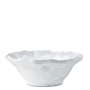 Incanto White Lace Cereal Bowl