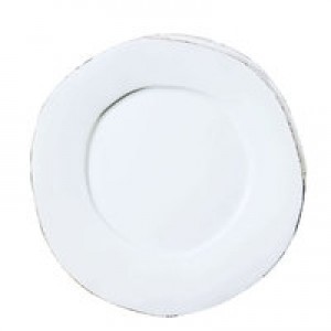 Lastra White Dinner Plate