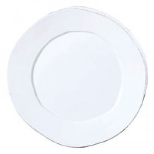 Lastra White Round Platter