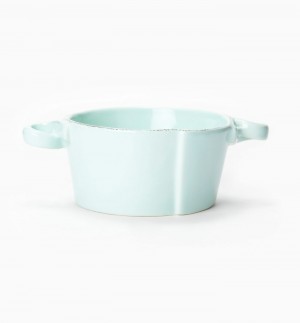 Lastra Aqua Small Handled Bowl