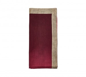 Dip Dye Napkin in Berry and Plum Set/4