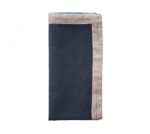 Dip Dye Napkin in Navy and Blue Set/4
