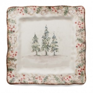 Natale Square Plate