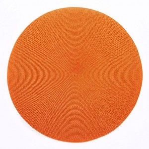 Round Placemat in Orange Set/4