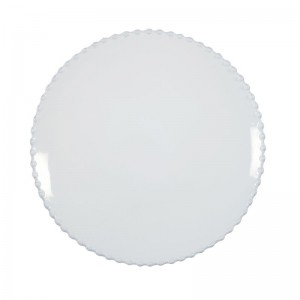 Pearl White Dinner Plate