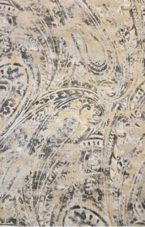 Metallic Paisley Smoke 66" Tablecloth