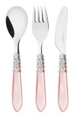 Melodia Pink Children's Utensil Set