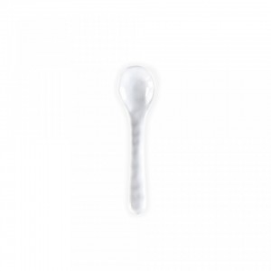 Ruffle White Tasting Spoon