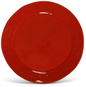 Cantaria Charger Plate Poppy Red