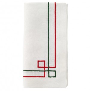 Link Napkin Red/Green Set/4