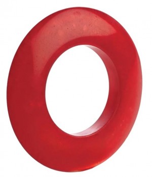 Gia Red Napkin Ring Set/4