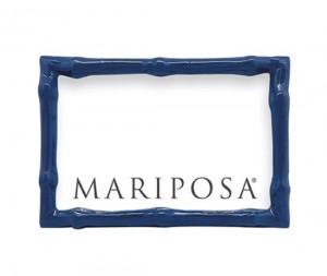 Bamboo Blue 4x6 Picture Frame