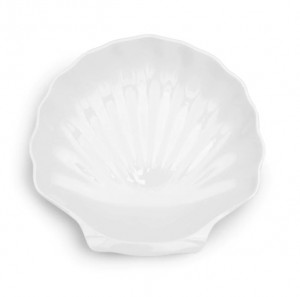 Shell White Melamine Serving Platter