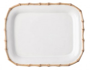 Classic Bamboo Small Rectangular Platter