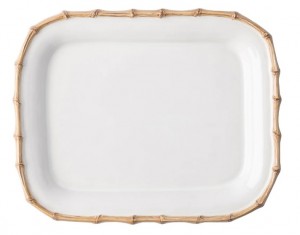 Classic Bamboo Small Rectangular Platter