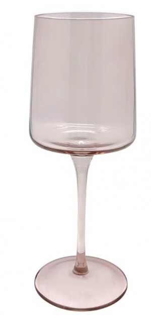Fine Line Quartz with White Rim Wine Glass Set/4