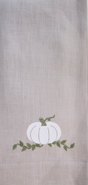Pumpkin Linen Guest Towel