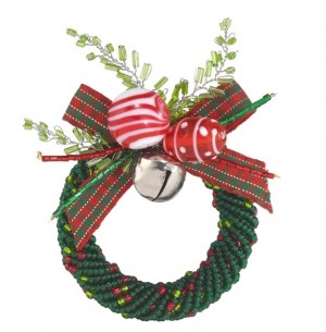 Jingle Bells Forest Napkin Ring Set/4