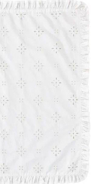 White Eyelet Napkin Set/4