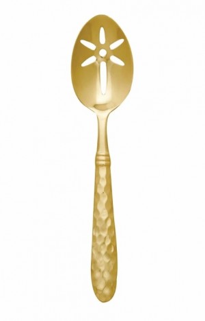 Martellato Gold Slotted Spoon