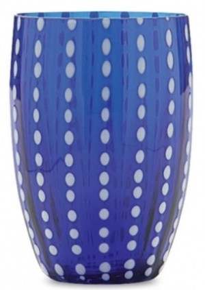 Perle Cobalt Blue Tumbler Set/4
