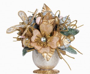 Jeweled/Glitter Easter Decor Arrangement