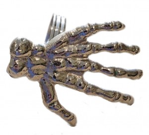 Skeleton Hand Napkin Ring Set/4